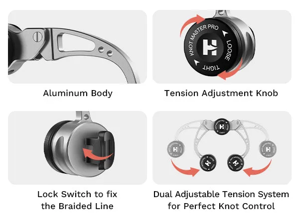 HookEze FG Knot Tying Tool | Braid to Leader Connection